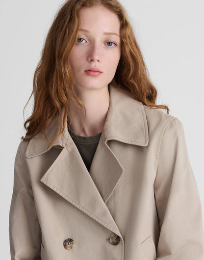 Madewell Cropped Trench Coat