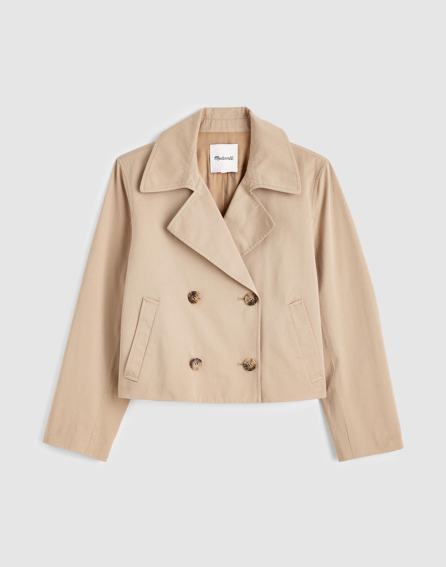 Madewell Cropped Trench Coat