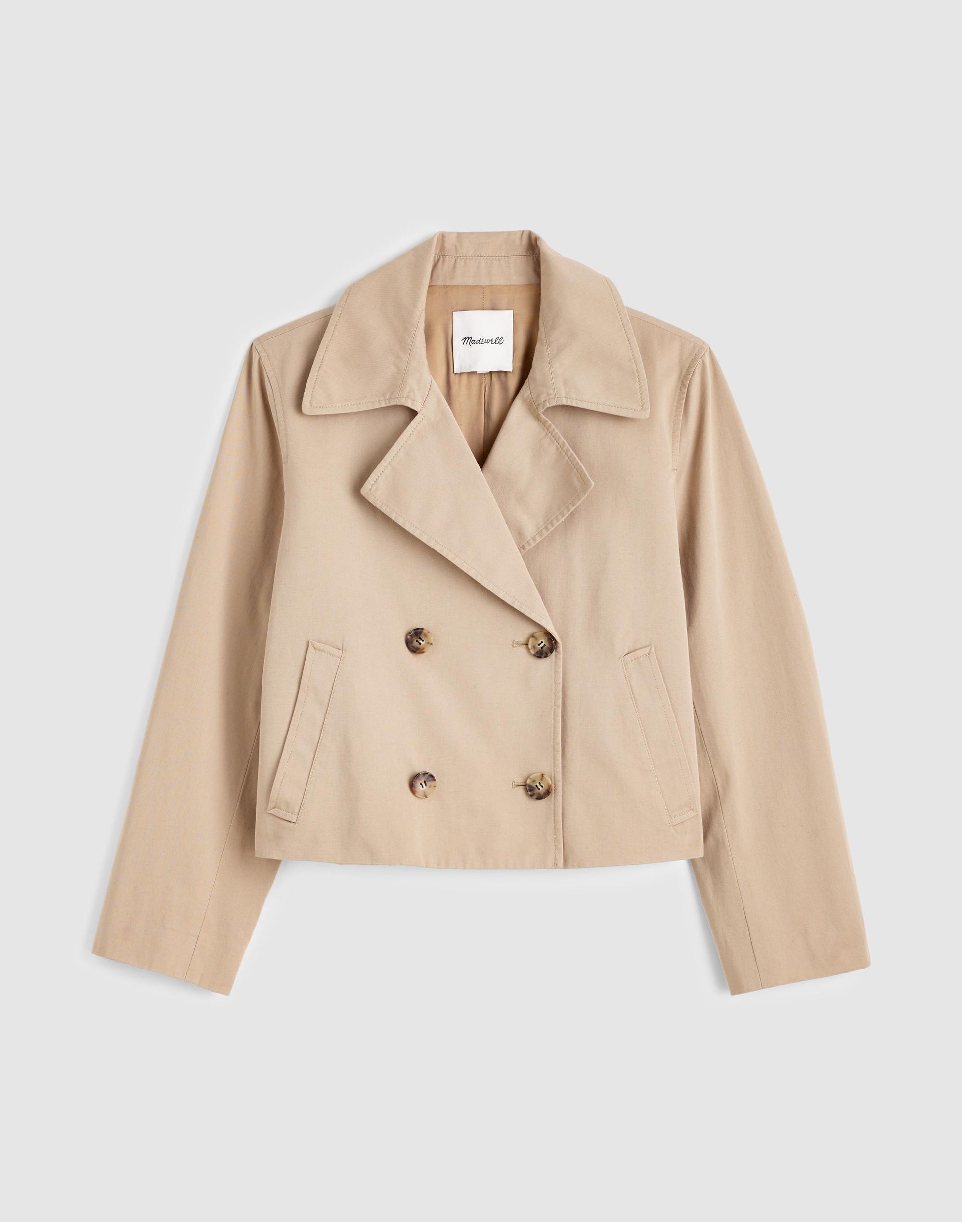 Madewell Cropped Trench Coat