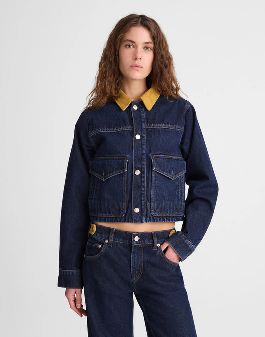 Madewell Madewell x Benjamin Talley Smith The Allerton Denim Jacket in Wells Wash