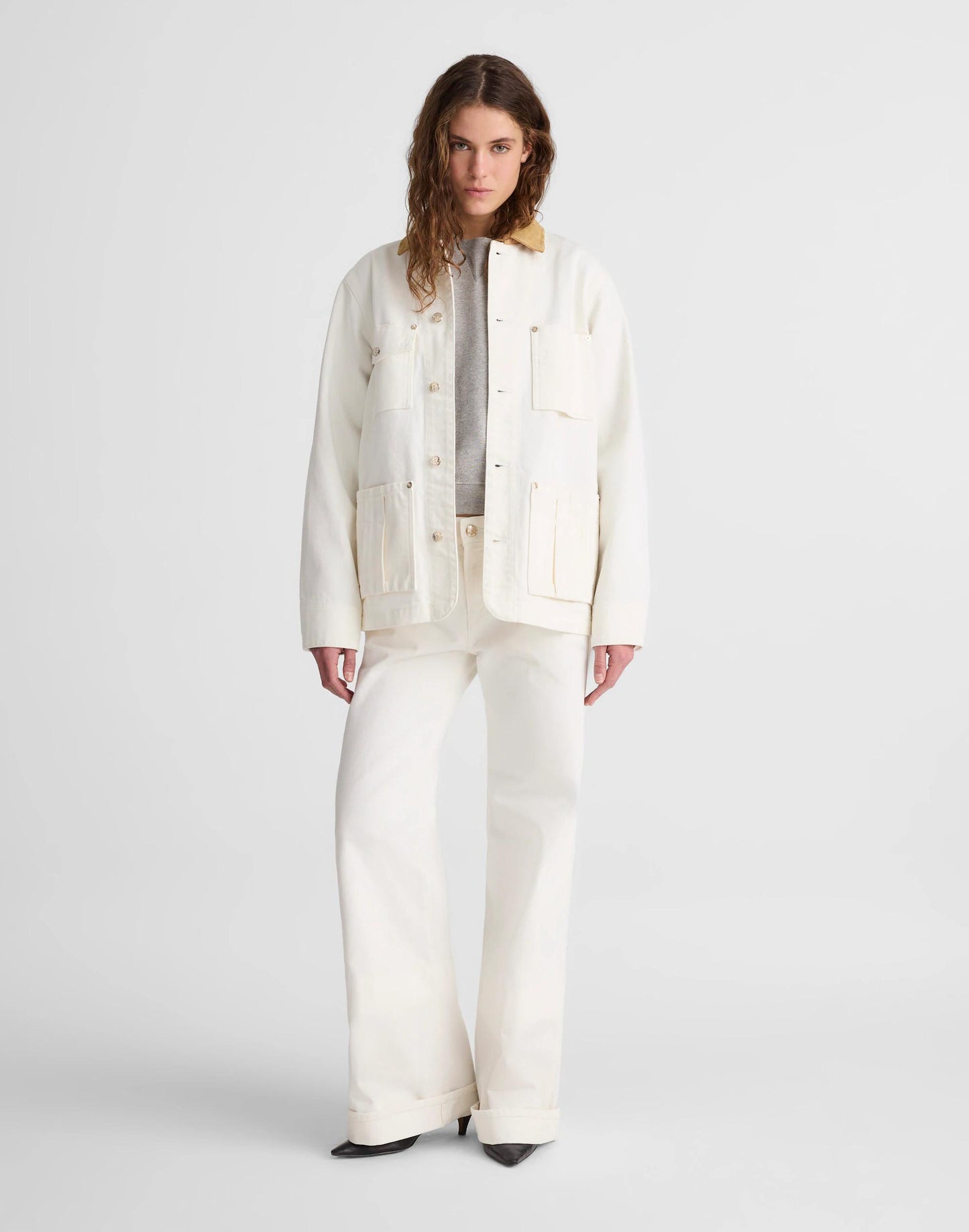 Madewell Madewell x Benjamin Talley Smith The Fairview Barn Jacket in Chalk Wash