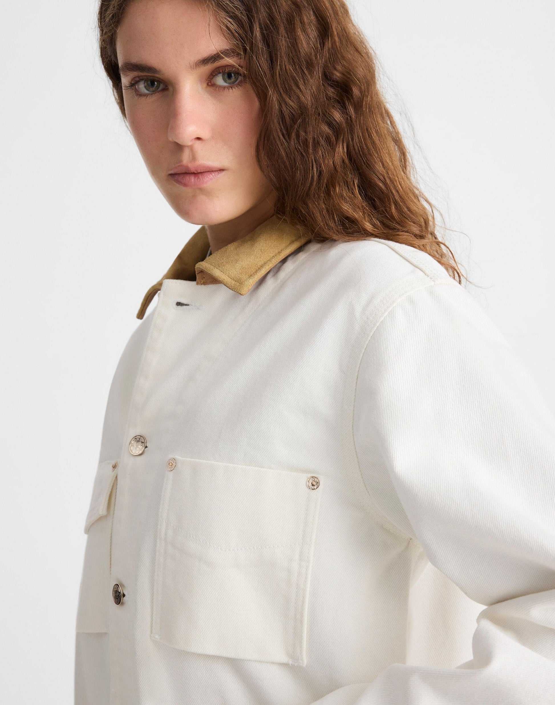 Madewell Madewell x Benjamin Talley Smith The Fairview Barn Jacket in Chalk Wash