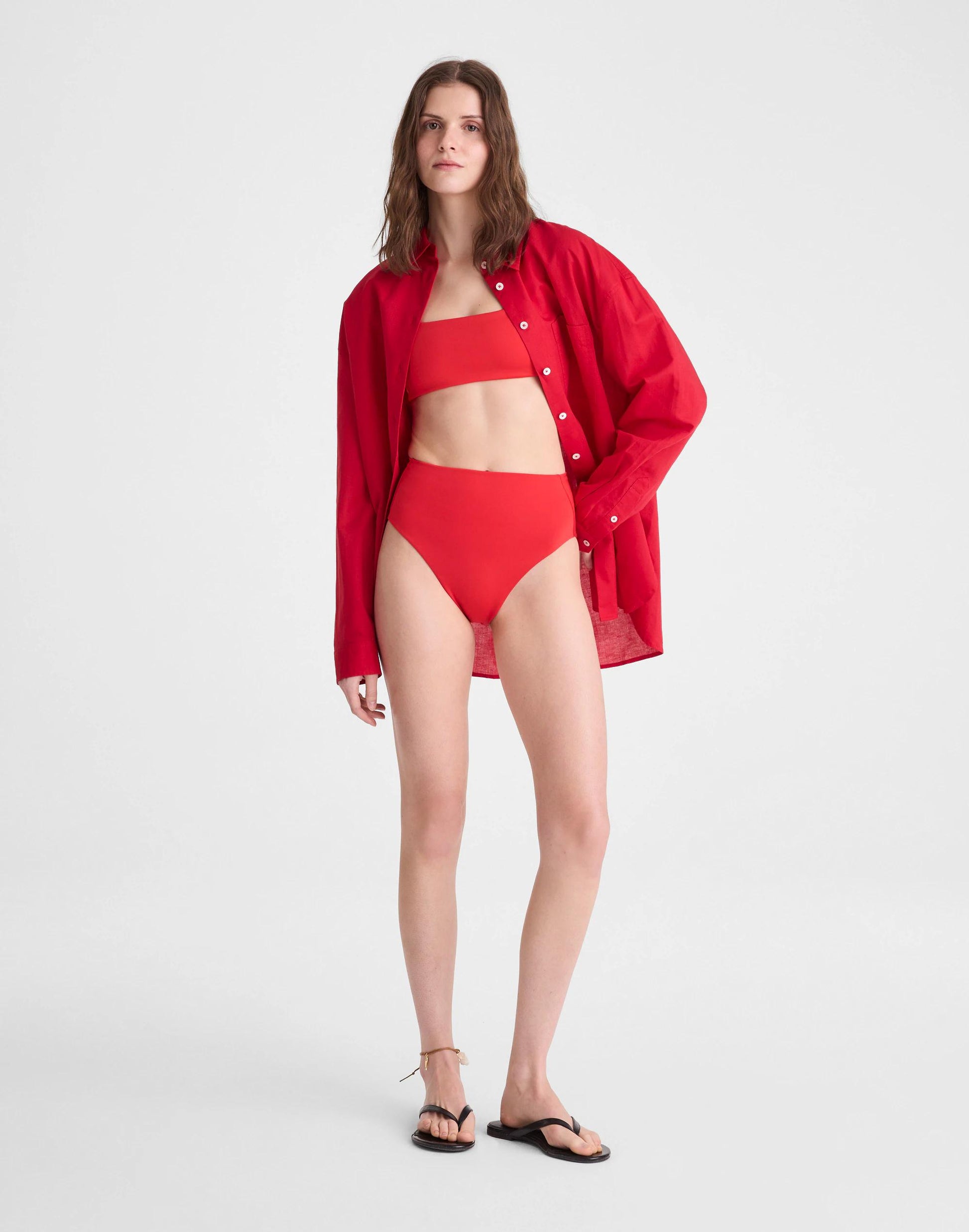 Madewell Left On Friday Hi Hi Bikini Bottom