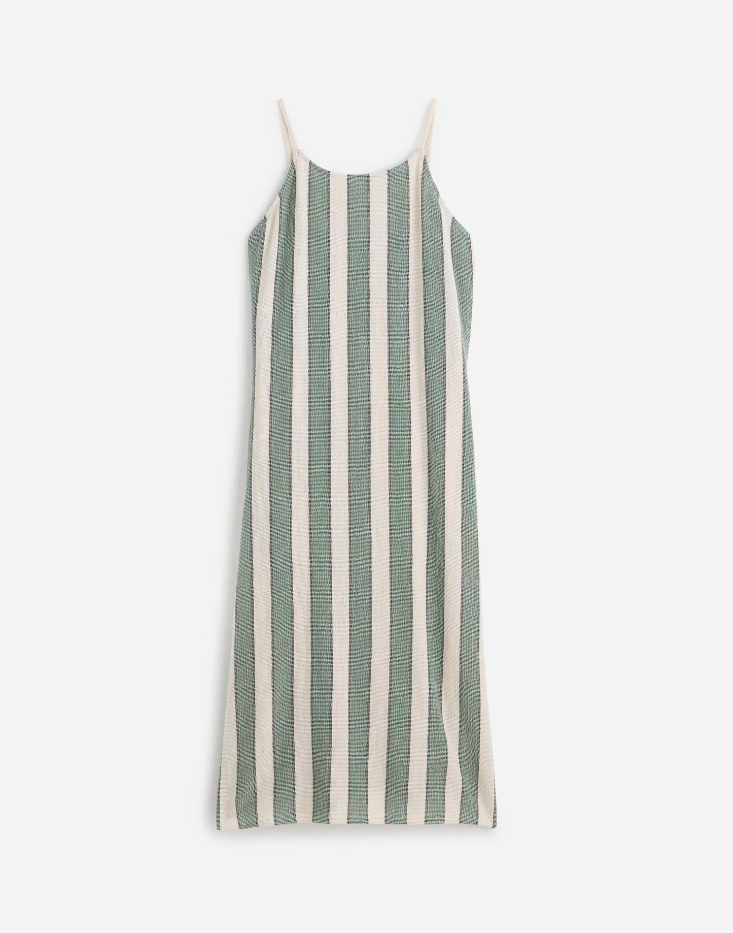 Madewell Zulu & Zephyr Eucalyptus Stripe Organic Cotton Dress