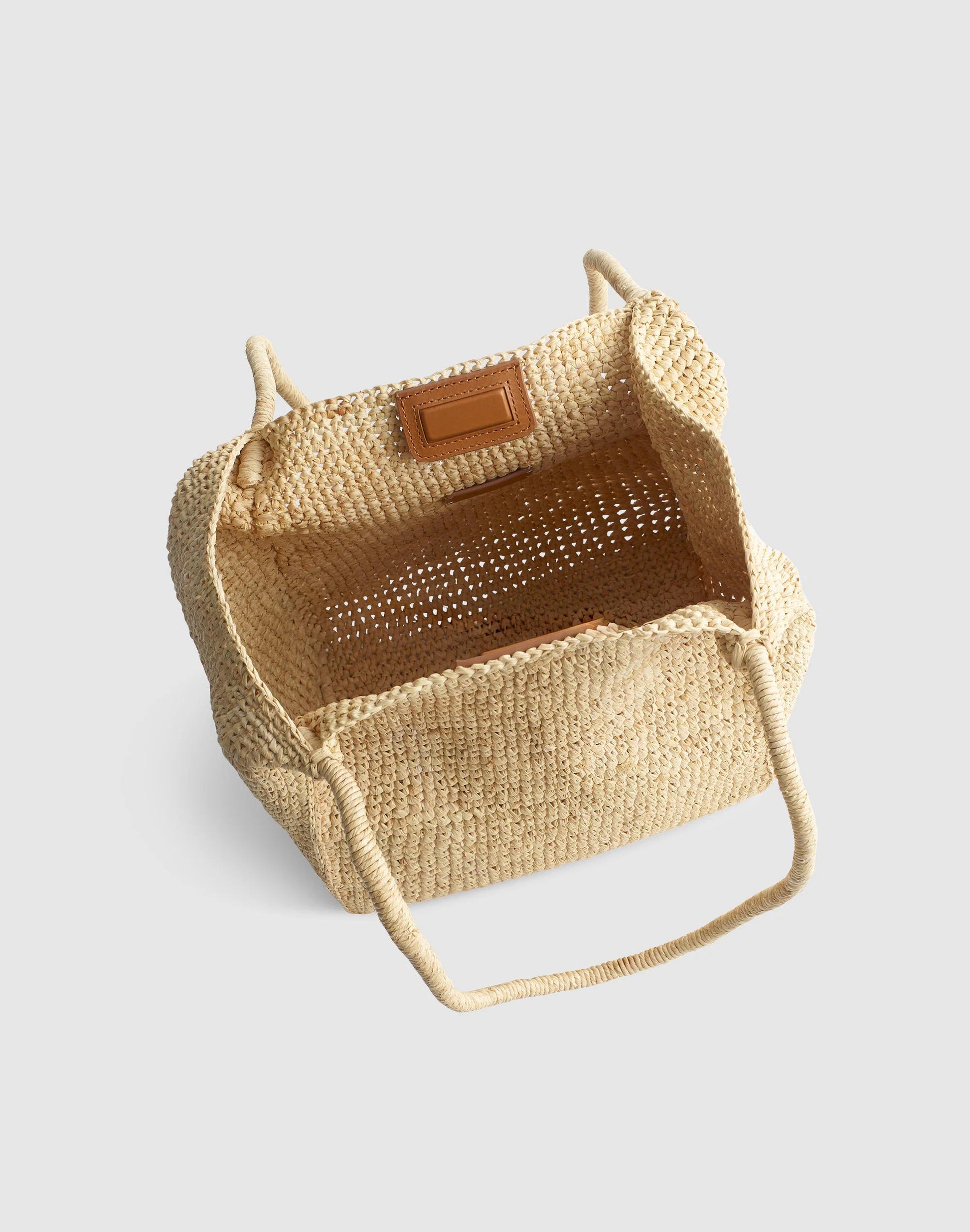 Madewell The Lexington Small Tote in Raffia