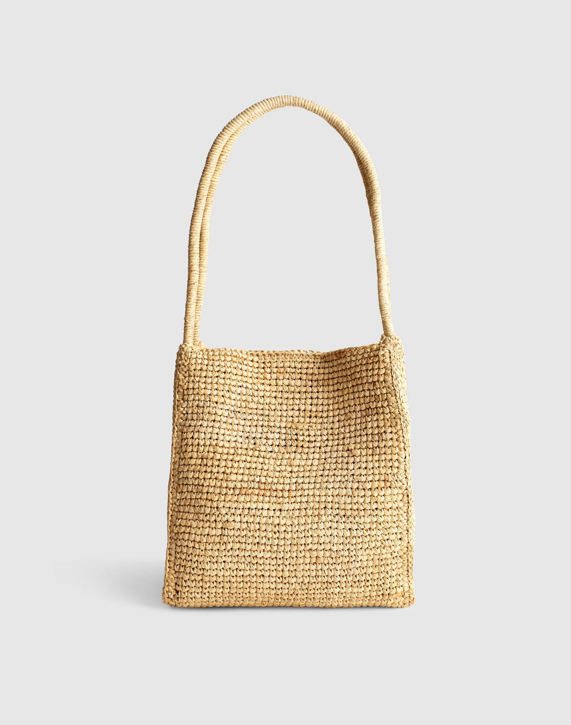 Madewell The Lexington Small Tote in Raffia