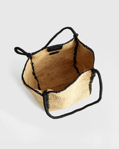 Madewell The Lexington Small Tote in Raffia