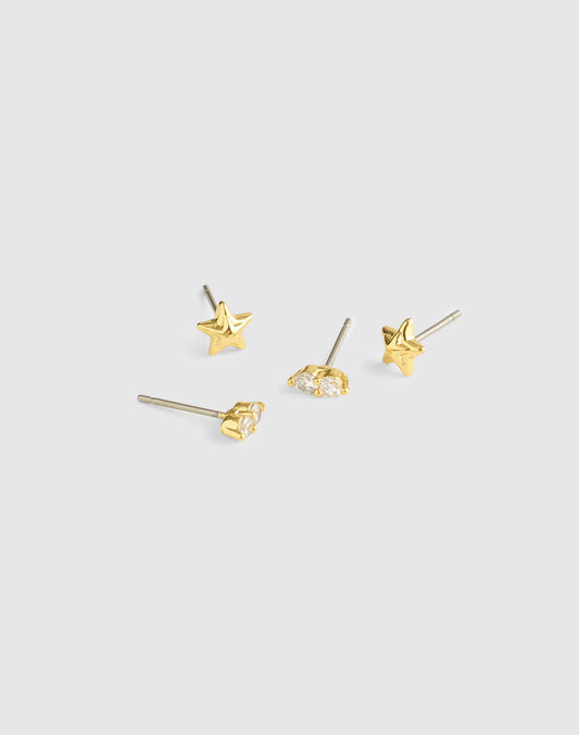 Madewell Star Stud Earring Set