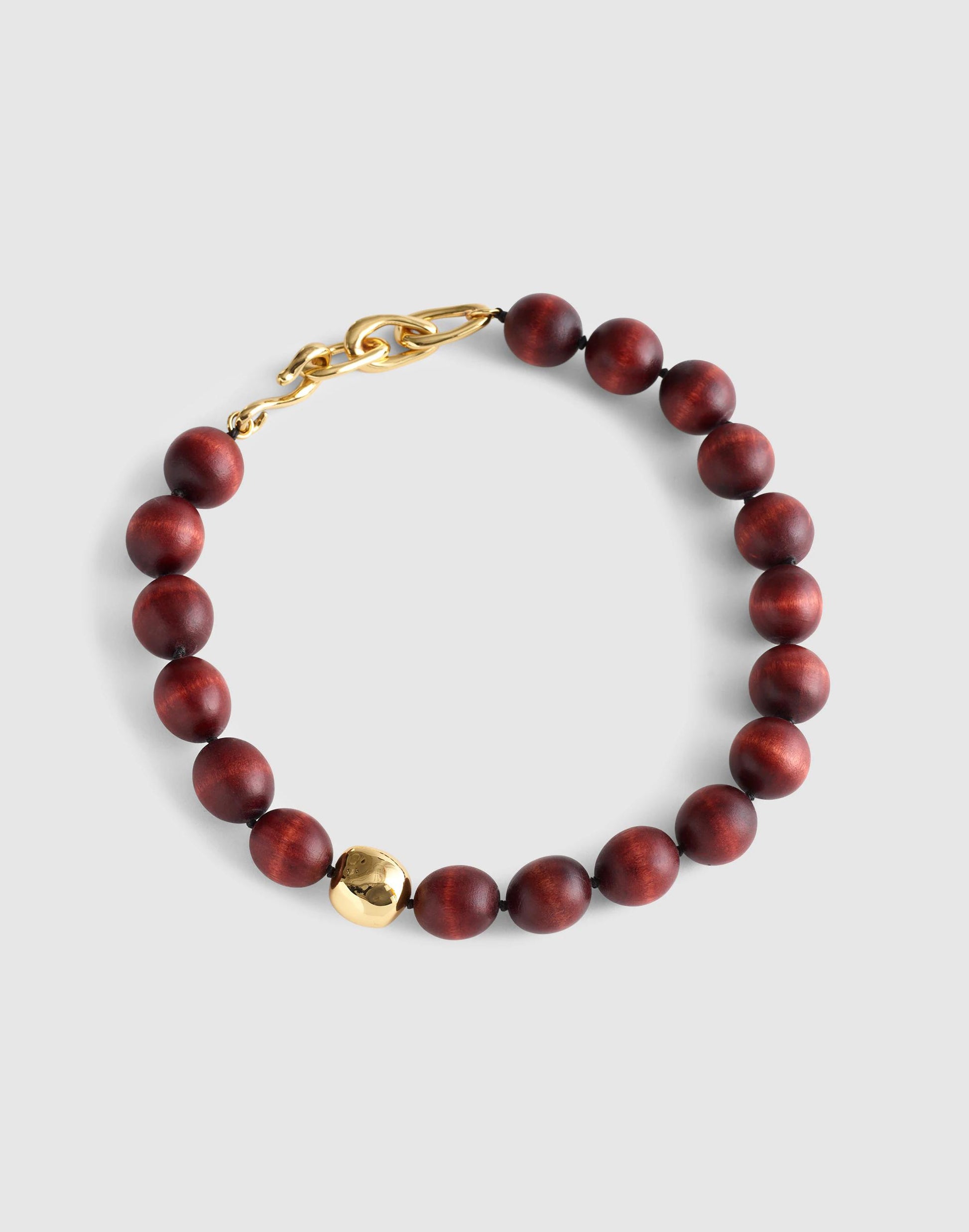 Madewell Madewell x Shopbop Oversized Wood Beaded Choker Necklace