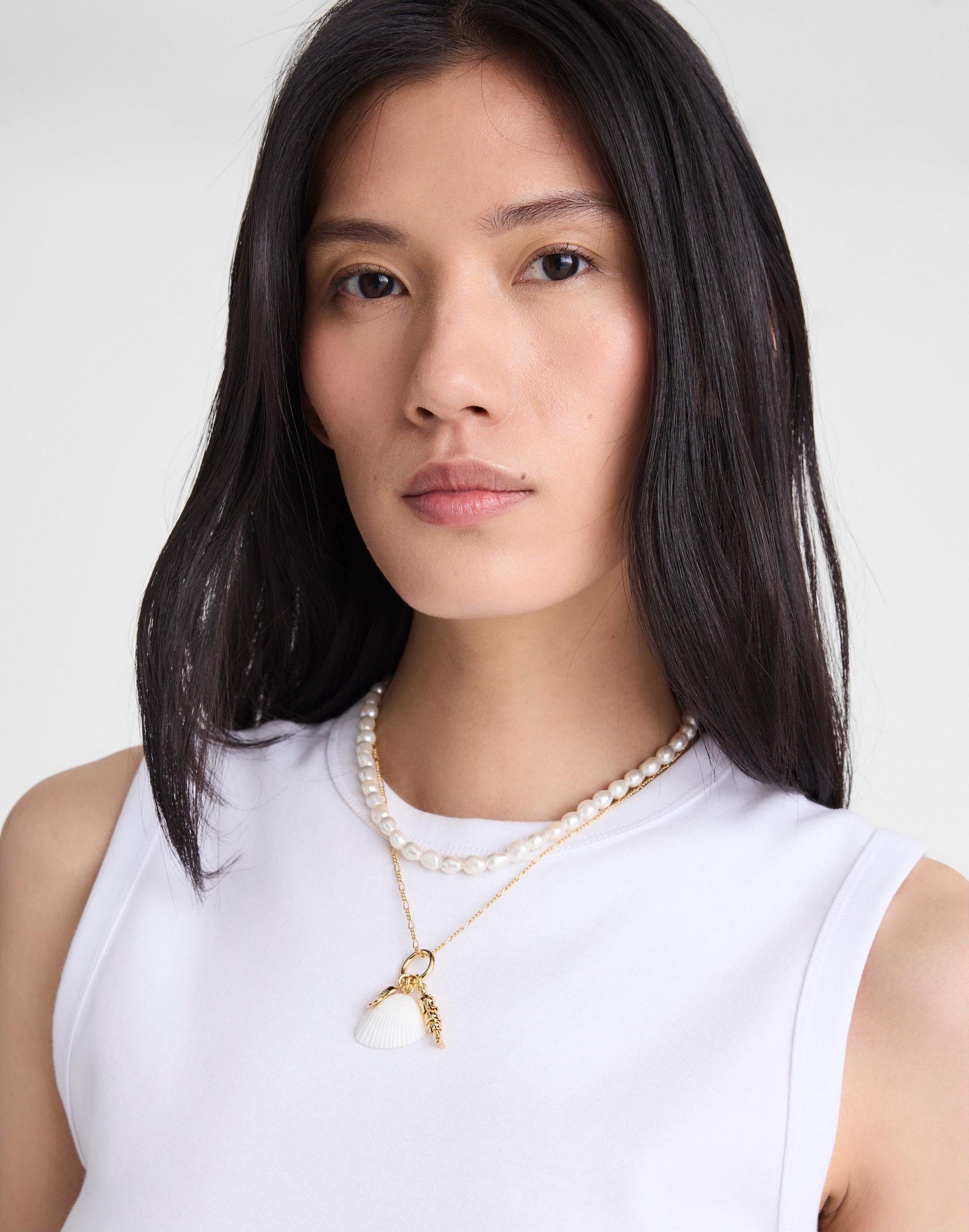 Madewell Madewell x Shopbop Beaded Shell Necklace Set