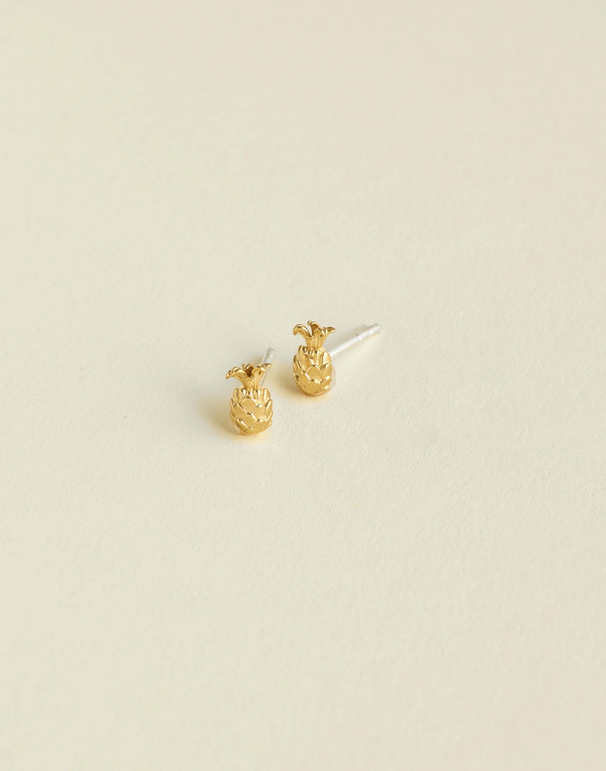 Madewell Demi-Fine Pineapple Stud Earrings