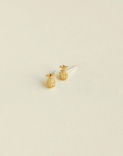 Madewell Demi-Fine Pineapple Stud Earrings