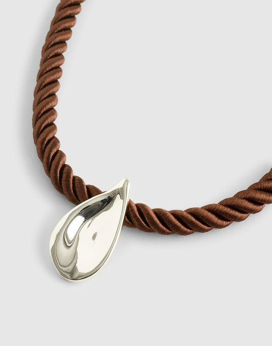 Madewell Droplet Pendant Cord Necklace