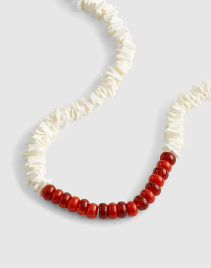 Madewell Semiprecious Puka Shell Beaded Choker Necklace