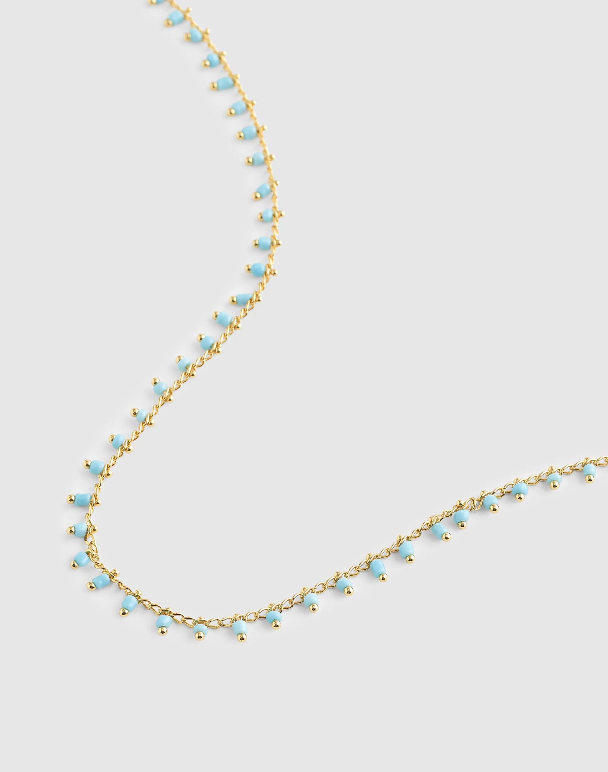 Madewell Enamel Chain Choker Necklace