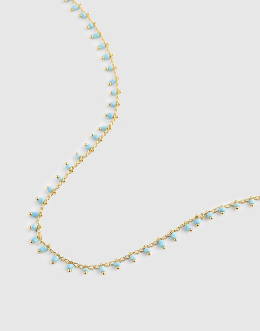 Madewell Enamel Chain Choker Necklace
