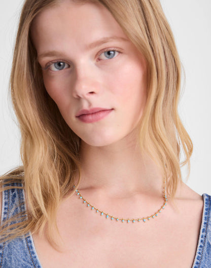 Madewell Enamel Chain Choker Necklace