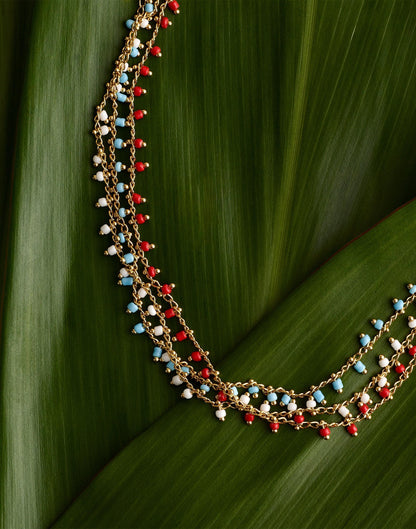 Madewell Enamel Chain Choker Necklace
