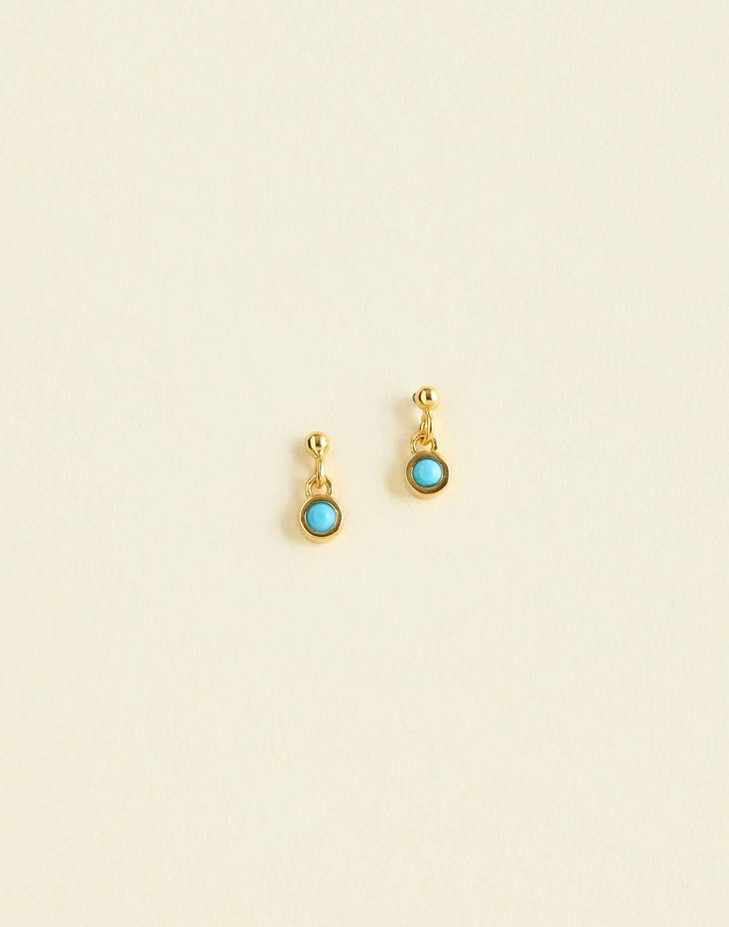 Madewell Demi-Fine Turquoise Drop Earrings