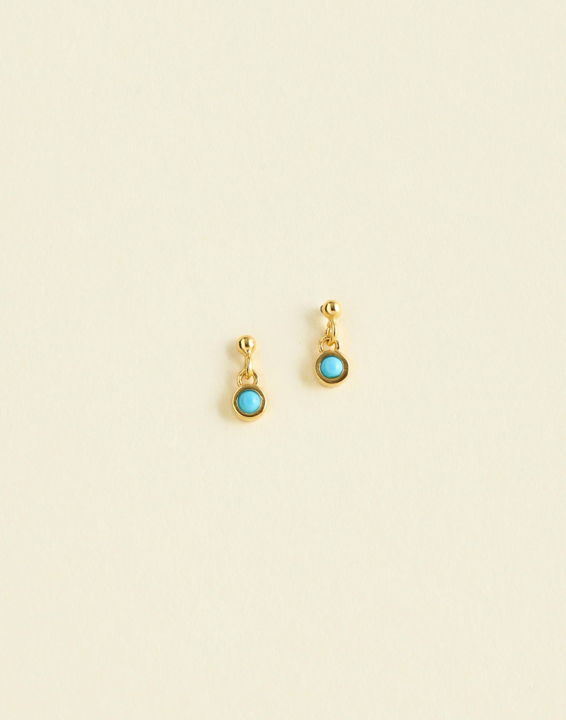 Madewell Demi-Fine Turquoise Drop Earrings