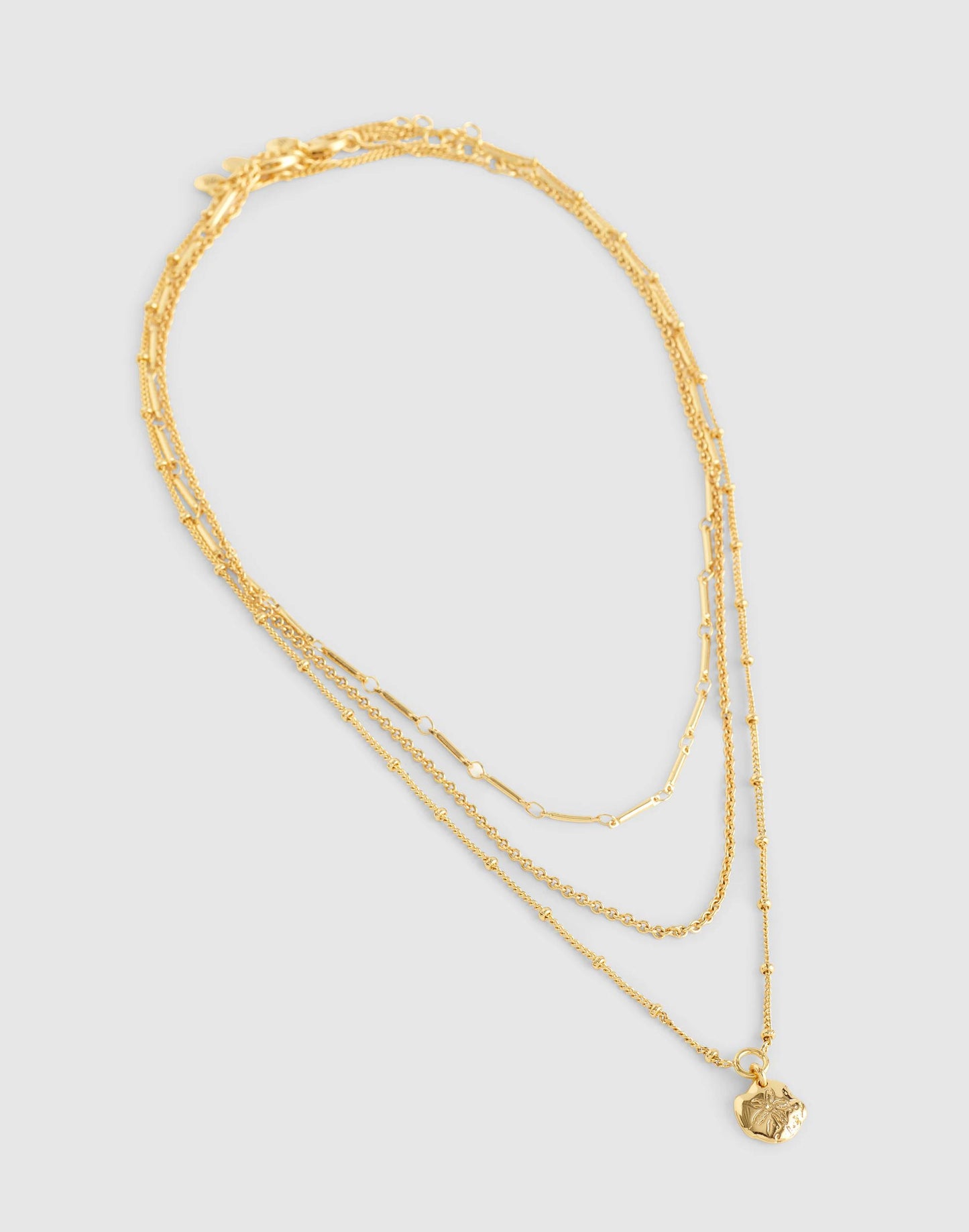 Madewell Three-Pack Sand Dollar Necklace Set