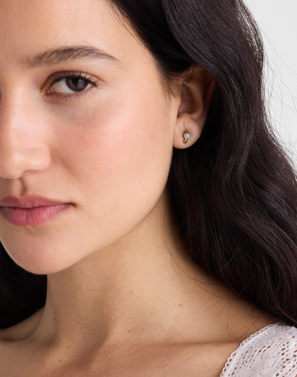 Madewell Demi-Fine Illusion Stud Earrings