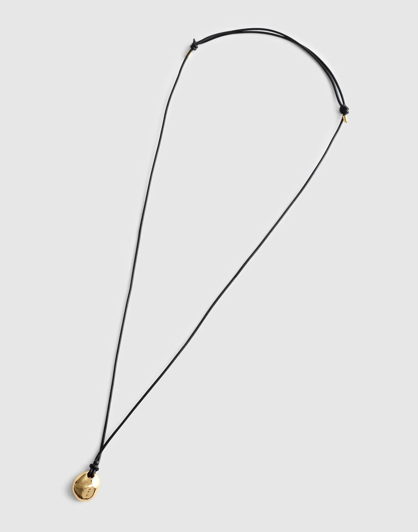 Madewell Sculptural Pendant Leather Necklace