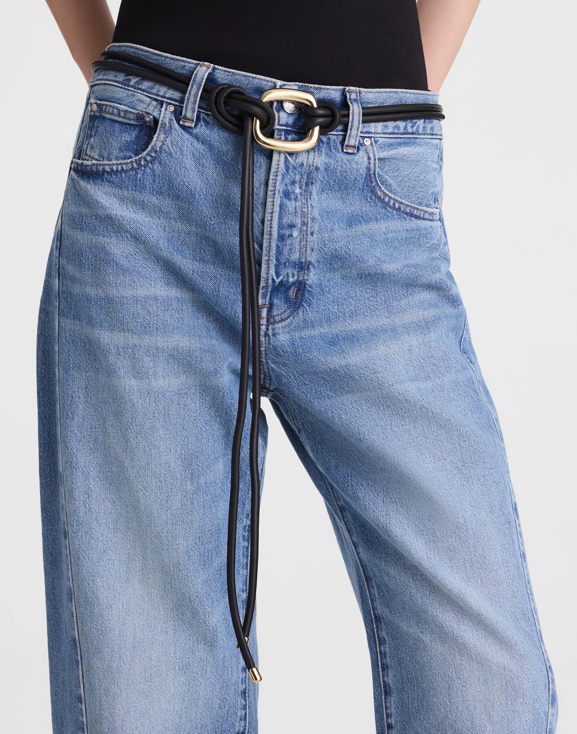 Madewell Sculpted-Buckle Tie Belt