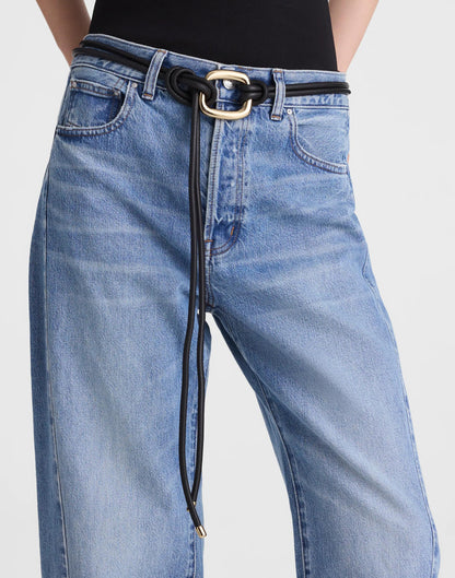 Madewell Sculpted-Buckle Tie Belt