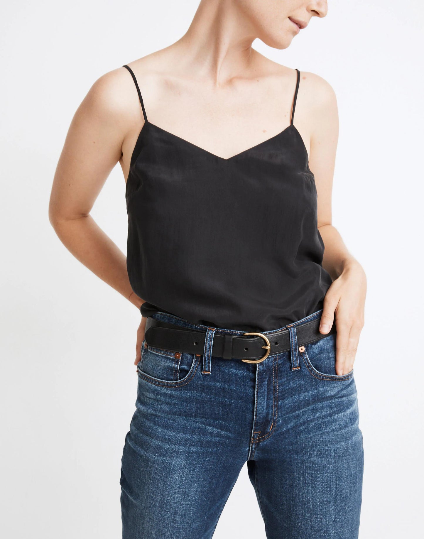 Madewell Medium Perfect Leather Belt