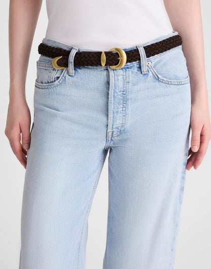 Madewell Domed-Buckle Wide Belt