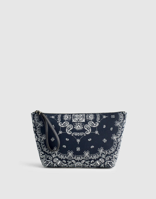 Madewell Bandana-Print Zip Pouch