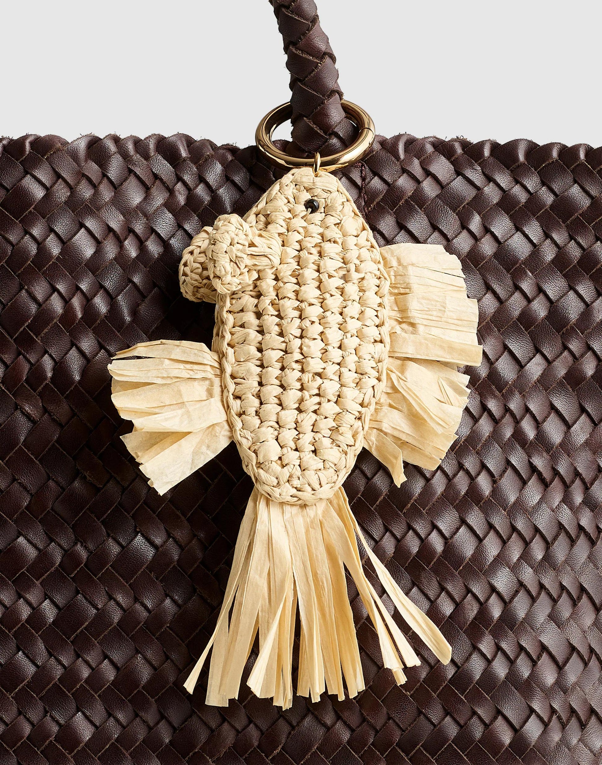 Madewell Crochet Fish Bag Charm