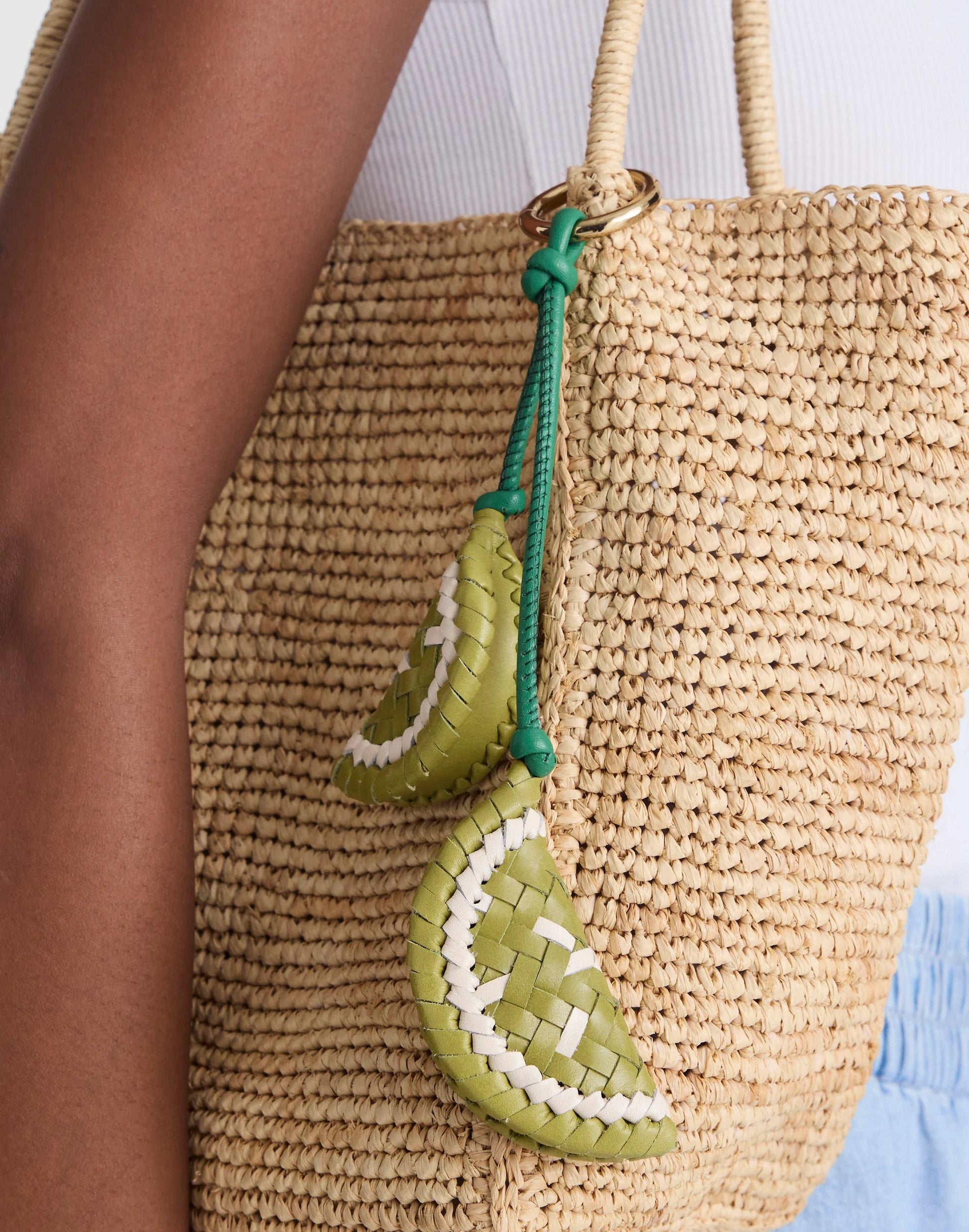 Madewell Woven Citrus Bag Charm