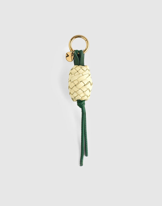 Madewell Woven Pineapple Bag Charm