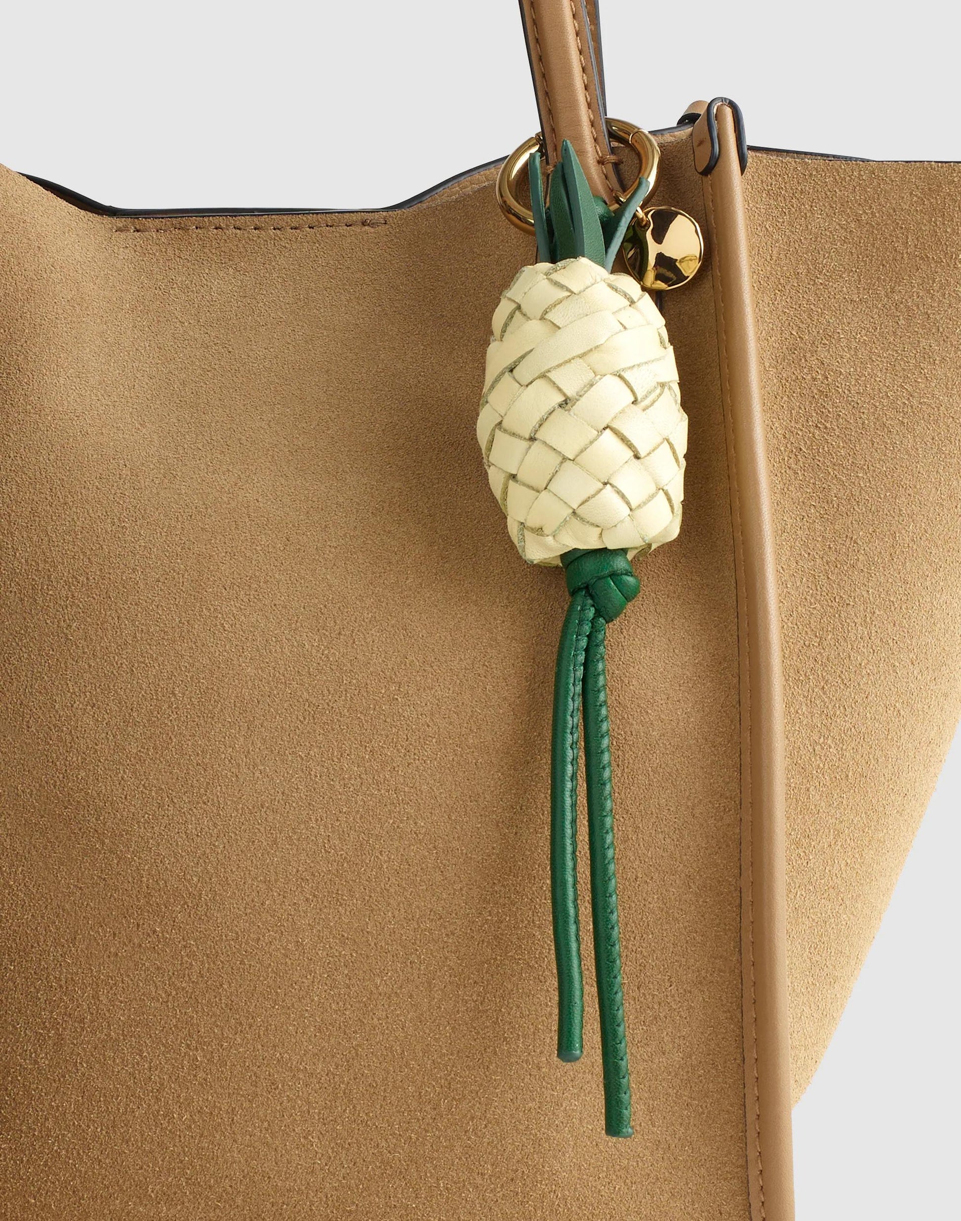 Madewell Woven Pineapple Bag Charm