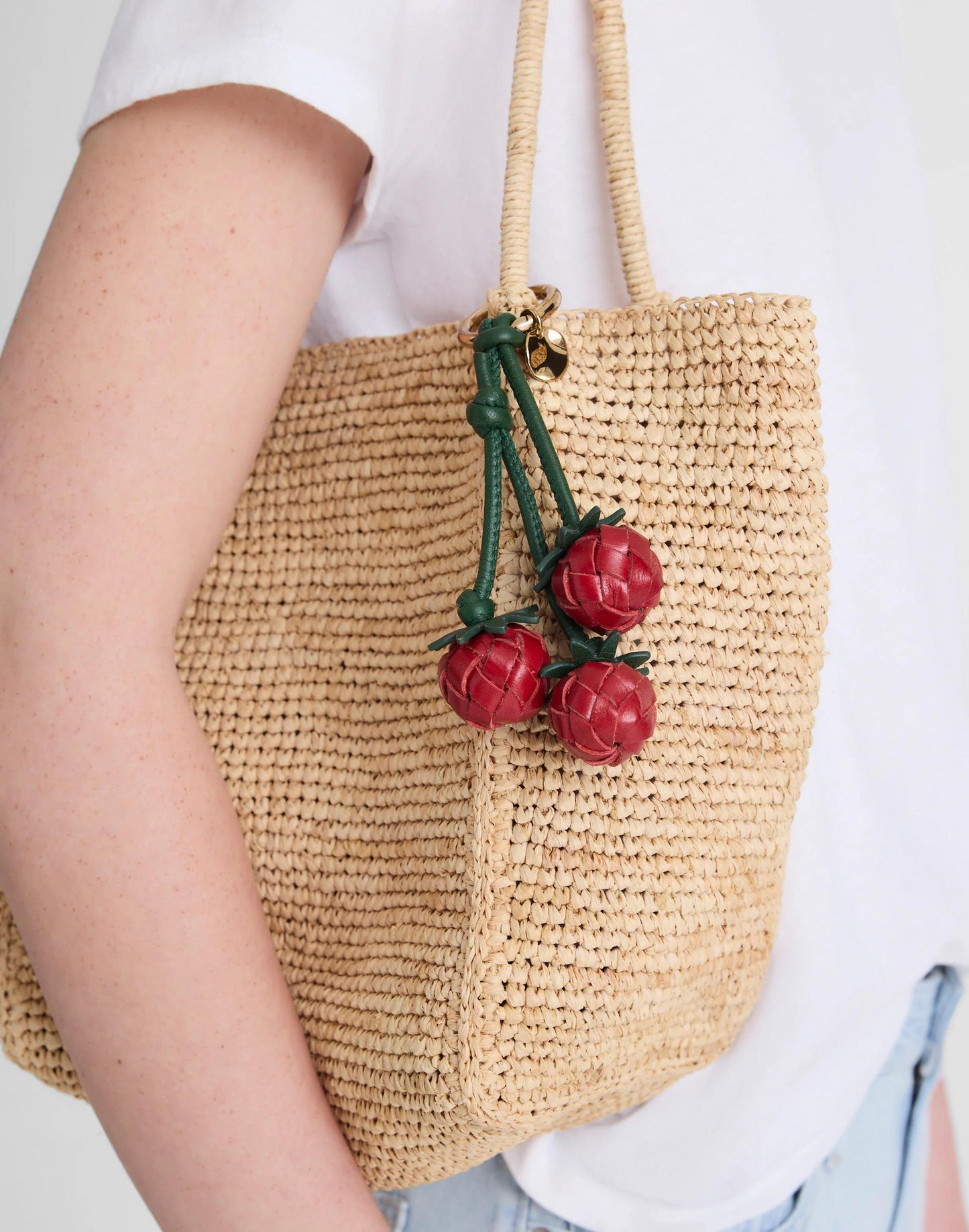 Madewell Woven Tomato Bag Charm