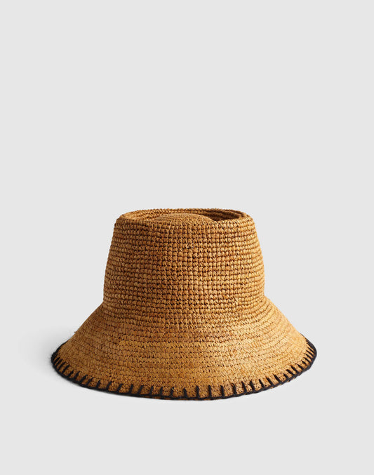 Madewell Blanket-Stitch Lantern Hat