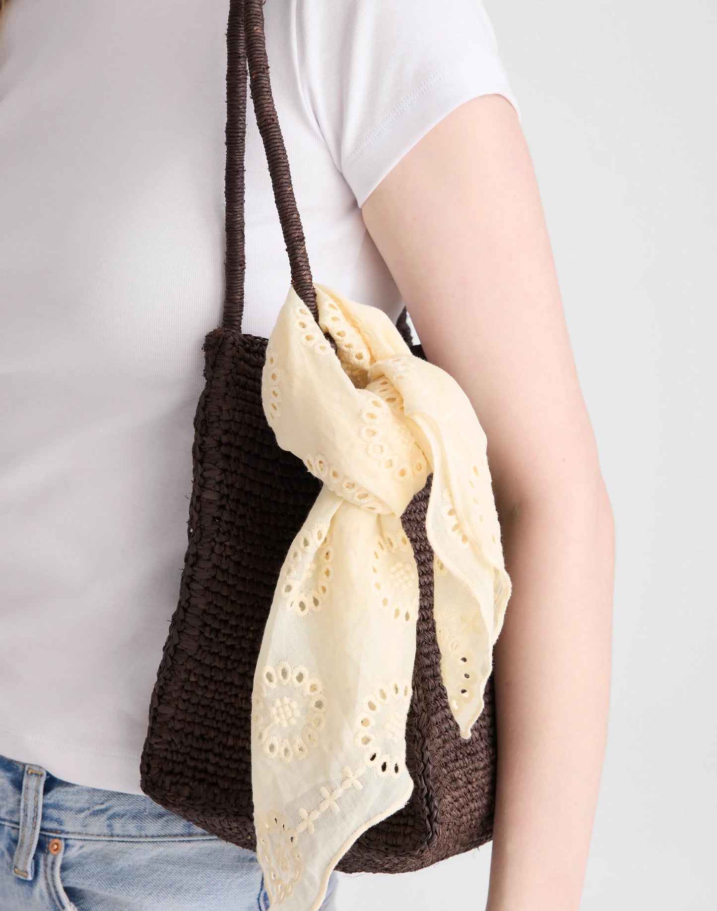 Madewell Organic Cotton Eyelet Bandana