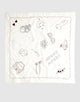Embroidered Diary White