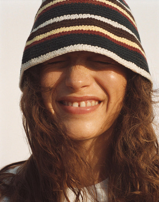 Madewell Crochet-Knit Bucket Hat