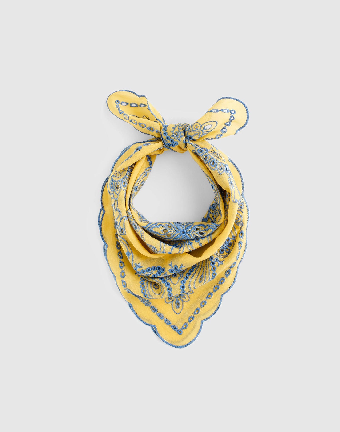 Madewell Organic Cotton Eyelet Bandana