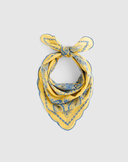 Madewell Organic Cotton Eyelet Bandana