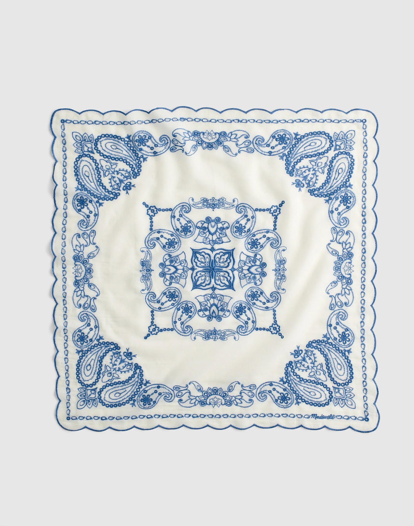 Madewell Organic Cotton Eyelet Bandana