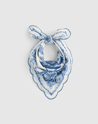 Madewell Organic Cotton Eyelet Bandana