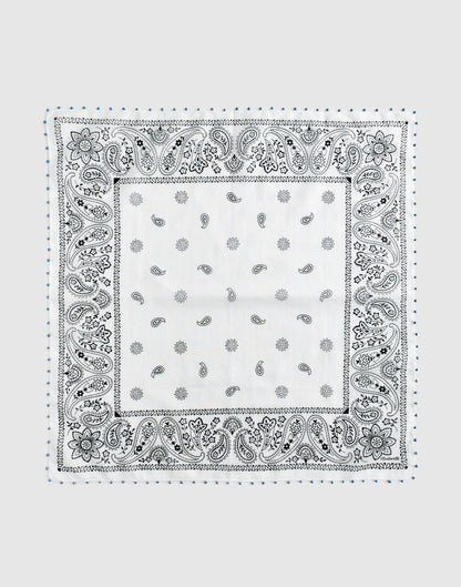 Madewell Beaded Bandana in Cotton Blend