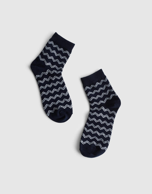 Madewell Wavy Stripe Ankle Socks