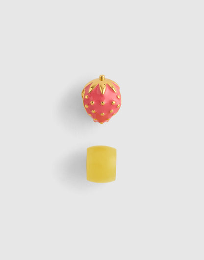 Madewell Two-Pack Strawberry Bead Charms