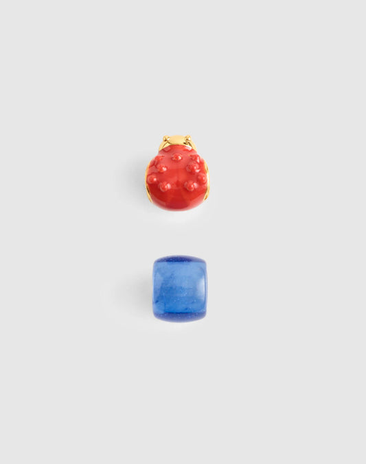 Madewell Two-Pack Ladybug Bead Charms