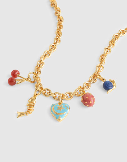 Madewell Semiprecious Strawberry Charm